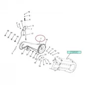 Części i akcesoria do maszyn rolniczych - CNH PAS SZARPACZA NEW HOLLAND 87031779, 87580100 - miniaturka - grafika 1