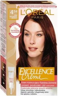 Loreal Excellence Creme 4.54 Brąz mahoniowo miedziany - Farby do włosów i szampony koloryzujące - miniaturka - grafika 2