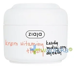 Ziaja Krem do twarzy Witaminy Tłusty 50ml - Kremy do twarzy - miniaturka - grafika 3