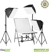 Inne akcesoria studyjne - CineGEN Zestaw do fotografii bezcieniowej BrightSpot 345 BrightSpot-345 - miniaturka - grafika 1
