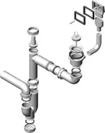 Syfony - Alveus SYFON PODWÓJNY BEZ ODPŁYWU 1033153 - miniaturka - grafika 1