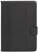 Etui do tabletów - Rivacase etui ze sztucznej skóry z zapięciem na magnes do tabletu. czarny 25.6 cm (10.1) 3137 Black - miniaturka - grafika 1