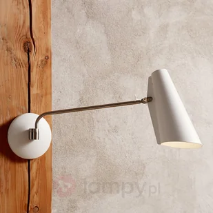 Northern Lighting Biała lampa ścienna BIRDY w stylu retro - Lampy ścienne - miniaturka - grafika 3