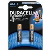 Baterie i akcesoria - Duracell BATERIA AAA TURBO MAX 2 SZT 4530109 - miniaturka - grafika 1