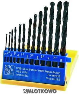 Topex Grupa sp. z o.o. S.K. Wiertła do metalu HSS 1.5-6.5 mm zestaw 13 elementów 60H713 - Narzędzia warsztatowe - miniaturka - grafika 2