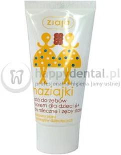 Ziaja MAZIAJKA pasta 50ml - pasta do zębów o smaku ciasteczek waniliowych dla dz - Pasty do zębów Ziaja MAZIAJKA pasta 50ml - pasta do zębów o smaku ciasteczek waniliowych dla dz - Pasty do zębów - miniaturka - grafika 1