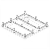 Nogi i stelaże do brodzików - Sanplast Stelaż do brodzika typ STS-092 194-E1431 194E1431 - miniaturka - grafika 1