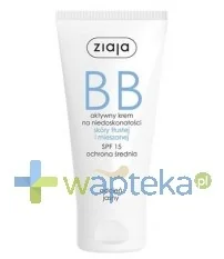 Ziaja krem BB do skóry tłustej i mieszanej odcień jasny 50ml - Kremy BB - miniaturka - grafika 2