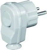 Kostki, złączki, wtyczki - Wtyczka kątowa z wŁącznikem i uziemieniem - miniaturka - grafika 1