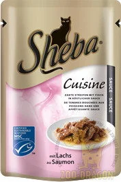 Sheba Cuisine z łososiem w sosie saszetka 6x85g - Mokra karma dla kotów - miniaturka - grafika 2