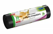 Worki na śmieci - Stella Worki na śmieci z taśmą EKOLOGICZNE 15 szt. 35 l czarne - miniaturka - grafika 1