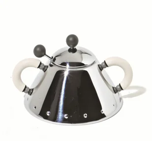 Alessi Cukierniczka ze stali nierdzewnej z niebieską rączką i czarnym uchwytem 9097 - Akcesoria i części AGD - miniaturka - grafika 3