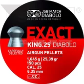Amunicja do wiatrówek - Diabolo Śrut JSB Exact King kal. 6.35 mm 150 szt - 546298-150 - miniaturka - grafika 1