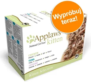 Applaws Pakiet próbny Kitten w puszkach 6 x 70 g 3 smaki - Mokra karma dla kotów - miniaturka - grafika 2