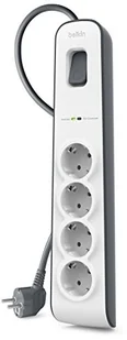 Belkin Listwa zasilająca Surgemaster 4-fold - BSV400VF2 m (BSV400VF2M) - Listwy zasilające - miniaturka - grafika 2