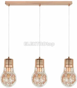 Britop Bulb lampa wisząca 3-punktowa 2810313 - Lampy sufitowe - miniaturka - grafika 2