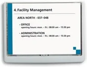 Systemy ekspozycyjne i znaki informacyjne - Durable Tabliczka przydrzwiowa Click Sign A5 210x148,5 mm biała - miniaturka - grafika 1