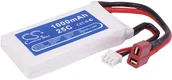 Akcesoria i części modelarskie - Cameron Sino 1000mAh 7.40Wh Li-Polymer 7.4V 2S 25C () CS-LT927RT - miniaturka - grafika 1