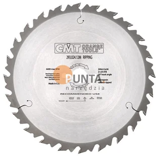 CMT Piła HM do cięcia wzdłużnego D=305 F=30 Z=28N K=2,8/1,8 <=20 293.028.22M - Tarcze do pił - miniaturka - grafika 2