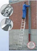 Drabiny - Krause Drabina ze szczeblami rozsuwana 5,50 m 123169 - miniaturka - grafika 1