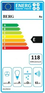 Berg ROO 90 Czarny - Okapy kuchenne - miniaturka - grafika 2