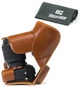 Akcesoria fotograficzne - MegaGear megagear "EVER Ready" ochronny ze skóry na aparat, worek na II Sony Alpha a7, A7r II, i A7S II with 28  70 MM kompaktowy system filtr do aparatu, jasnobrązowy MG526 - miniaturka - grafika 1