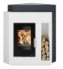 Wkłady kominkowe - Haas+Sohn kominek w obudowie PINUS II narożny - miniaturka - grafika 1