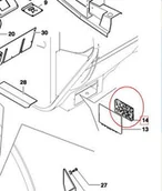 Części i akcesoria do maszyn rolniczych - CNH FILTR KABINY NEW HOLLAND 84497253 - miniaturka - grafika 1