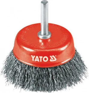 Yato Szczotka czołowa z trzpieniem 75mm drut Inox YT-4751 - Materiały ścierne - miniaturka - grafika 5