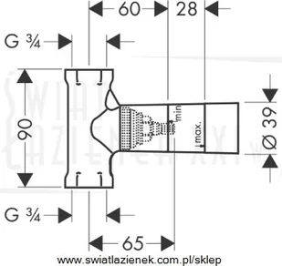 Hansgrohe Zawór odcinający DN20 15970180 - Zawory i kraniki - miniaturka - grafika 5