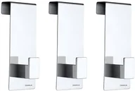 Wieszaki łazienkowe - Blomus Wieszaki na drzwi 3 szt. Menoto polerowane 65412 - miniaturka - grafika 1