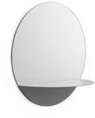 Lustra - Normann Copenhagen Lustro Horizon okrągłe szare - miniaturka - grafika 1