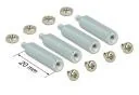Tuning komputera - akcesoria - Delock Dystanse metalowe RASPBERRY PI do kart rozszerzeń 4szt + śruby + nakrętki (18211) - miniaturka - grafika 1