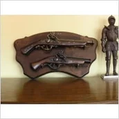 Repliki - akcesoria - WŁOCHY TABLO DO PREZENTACJI DWÓCH PISTOLETÓW - miniaturka - grafika 1