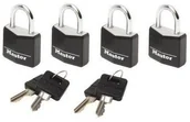 Kłódki - Master Lock zestaw kłódek 4x400 mm - miniaturka - grafika 1