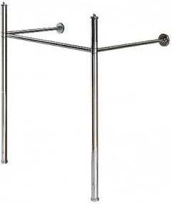 Duravit Vero Stelaż Do umywalki chrom 0030661000 - Nogi i stelaże pod umywalki - miniaturka - grafika 4