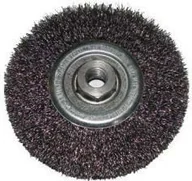 Materiały ścierne - Szczotpol Szczotka tarczowa fi 140 z nakrętką - miniaturka - grafika 1