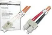 Digitus Patch cord światłowodowy FO MM 50/125 OM2 LC-SC 2m DK-2532-02 - Kable światłowodowe - miniaturka - grafika 4