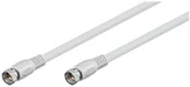 Kable - Wentronic BKF 1000 SAT Przewód przyłączeniowy (F-styk na f-styk) 10 m Biały 50741-GB - miniaturka - grafika 1