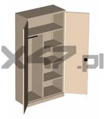 Szafki BHP - Malow Szafa na aktowo-ubraniowa SBM 215M lx - miniaturka - grafika 1