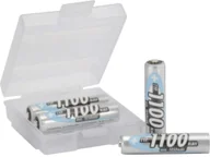 Akcesoria i części modelarskie - Ansmann Akumulator AAA/R03/Micro NiMH AAA R03) 4 szt + pudełko 1100 mAh 1.2 V 4 szt - miniaturka - grafika 1