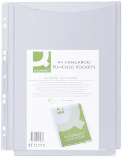 Q-Connect Koszulki na katalogi A4 150mic. KF14793 - Koszulki na dokumenty - miniaturka - grafika 2