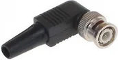 Złącza, przejściówki, adaptery - ABCVISION Wtyk BNC SKRĘCANY KĄTOWY NA KONCENTRYK BNC-W/SKR-KAT - miniaturka - grafika 1