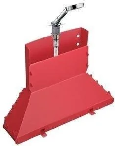 Hansgrohe Zestaw na brzeg wanny Secuflex z dyskiem prysznicowym Axor BOUROULLEC - Akcesoria do armatury i ceramiki - miniaturka - grafika 2