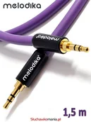 Kable - Melodika kabel Jack 3,5 mm - Jack 3,5 mm 1,5 m MDMJ15 - miniaturka - grafika 1