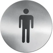 Akcesoria gastronomiczne - Hendi Tabliczka informacyjna na drzwi samoprzylepna, mężczyźni - O 75 mm 663608 - miniaturka - grafika 1