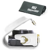 Akcesoria fotograficzne - MegaGear megagear skórzana torba na aparat do Sony Cyber-shot DSC-WX500 kompaktowy system akcesoriów do MG602 - miniaturka - grafika 1