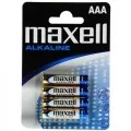 Baterie i akcesoria - Maxell Baterie alkaliczne Alkaline LR03 AAA 4 sztuki MXBLR03 - miniaturka - grafika 1