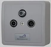 Akcesoria TV-SAT - MAXIMUM Gniazdo końcowe MX 600 R-TV-SAT GNMX600 - miniaturka - grafika 1