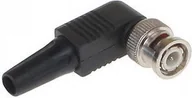 Złącza, przejściówki, adaptery - ABCVISION Wtyk BNC SKRĘCANY KĄTOWY NA KONCENTRYK BNC-W/SKR-KAT - miniaturka - grafika 1